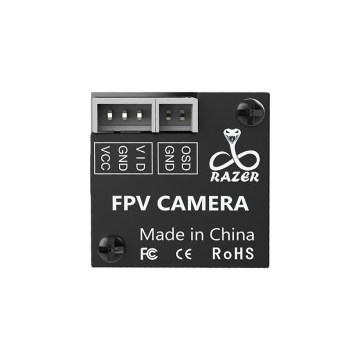 1200TVL Foxeer Micro Razer FPV Камера PAL NTSC Переключаемый объектив 1,8 мм Задержка 4 мс — изображение 3