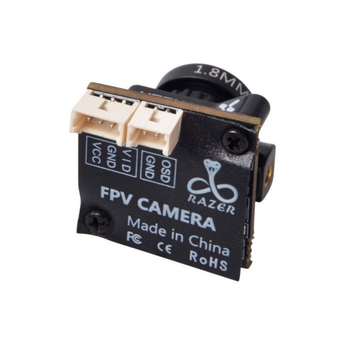 1200TVL Foxeer Micro Razer FPV Камера PAL NTSC Переключаемый объектив 1,8 мм Задержка 4 мс — изображение 4