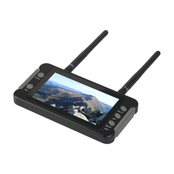 4,3-дюймовый монитор FPV 5,8 г 40-канальный встроенный аккумулятор приемника DVR — изображение 5