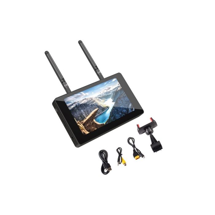5-дюймовый IPS-монитор DVR 5.8G 40CH Встроенный аккумулятор приемника — изображение 3