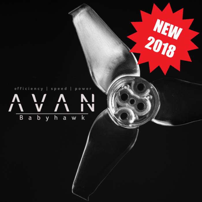 6 пар Emax AVAN Babyhawk 2,3 дюйма 2,3x2,7x3 3-лопастной RC Дрон FPV Racing Пропеллер CW CCW T2345 обновлен — изображение 2