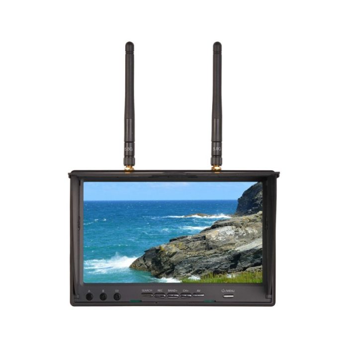 7-дюймовый LCD5802D-мониторный видеорегистратор 5.8G 40CH Встроенный приемник — изображение 2