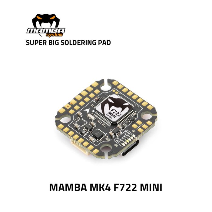 ВЫБОР ПОБЕДИТЕЛЕЙ-MAMBA MK4 F722 MINI F40/Reactor 44A/66A Полетный контроллер MINI Стек 20 мм/м2 — изображение 17
