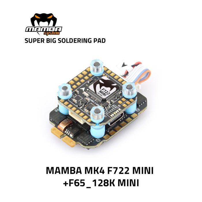 ВЫБОР ПОБЕДИТЕЛЕЙ-MAMBA MK4 F722 MINI F40/Reactor 44A/66A Полетный контроллер MINI Стек 20 мм/м2 — изображение 33