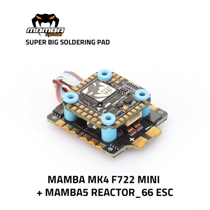 ВЫБОР ПОБЕДИТЕЛЕЙ-MAMBA MK4 F722 MINI F40/Reactor 44A/66A Полетный контроллер MINI Стек 20 мм/м2 — изображение 37