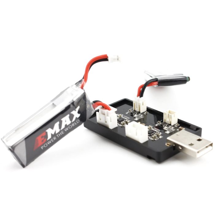 Зарядное устройство EMAX 4-портовое 1-2S Lipo Зарядное устройство для аккумулятора Lipo USB-порт для RC Дрон FPV Racing для серии Tinyhawk HV 4,35 В — изображение 8