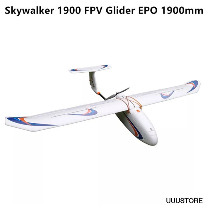 Планер Skywalker 1900 FPV - Версия с хвостовым оперением из углеродного волокна Планер Белый EPO 1900 мм FPV Самолет RC Самолет — изображение 3
