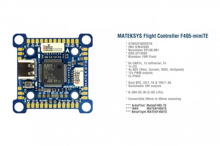 - Полетный контроллер F405-miniTE — изображение 2