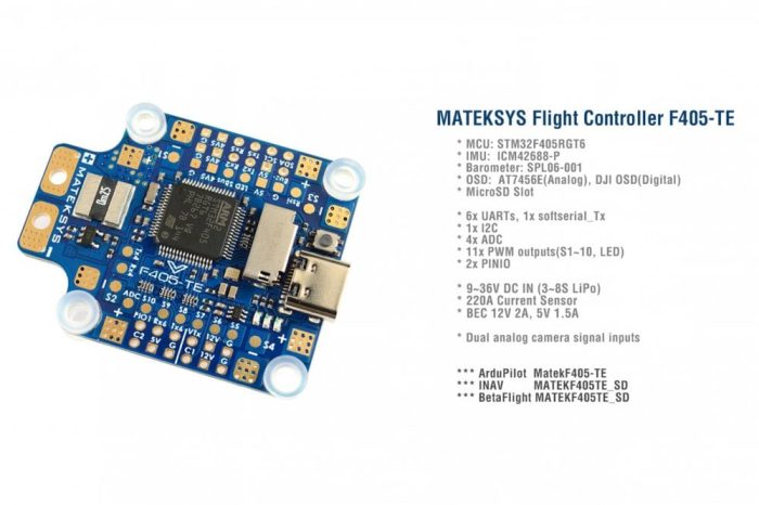 - Полетный контроллер F405-TE — изображение 2
