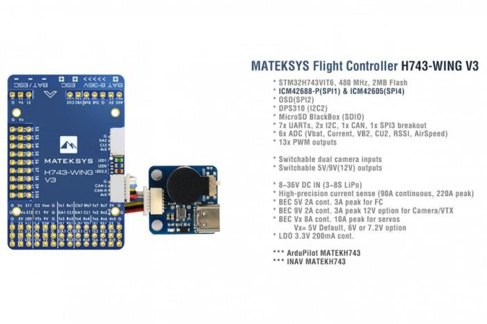 - Полетный контроллер H743-WING V3 — изображение 2