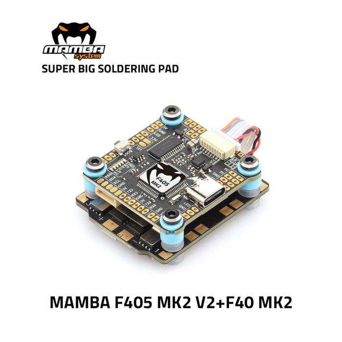 Полетный контроллер MAMBA F405MK2 V2 F40MK2/F55 стек 30 мм/м3 — изображение 12