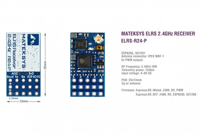 -Приемник ELRS-R24-P 2,4 ГГц — изображение 2