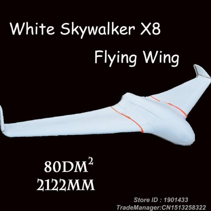 Самолет Skywalker X8 RC - 2122 мм Размах крыльев 2 кг Полезная нагрузка 10 км Дальность EPO FPV Рама самолета — изображение 16