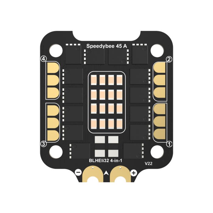 Стек SpeedyBee F7 V2 BL32 45A (с регулятором V22) — изображение 6