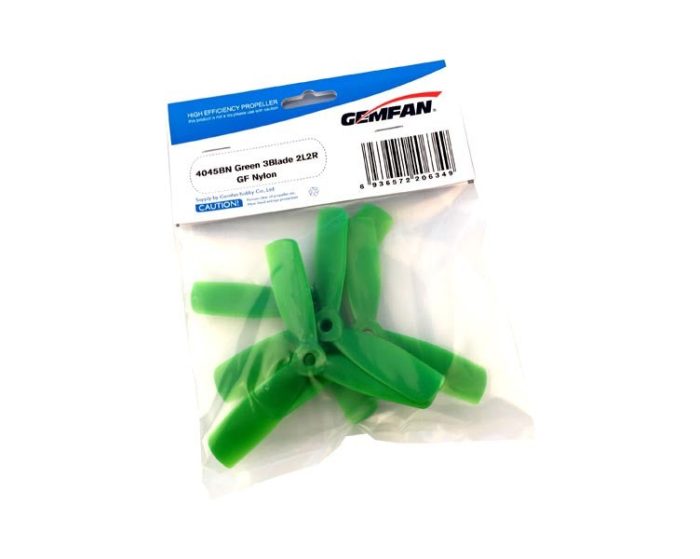 ★2 пары Gemfan 4045 Bullnose 3-лопастной нейлоновый пропеллер из стекловолокна для мультикоптеров 180 200 RC Черный — изображение 4