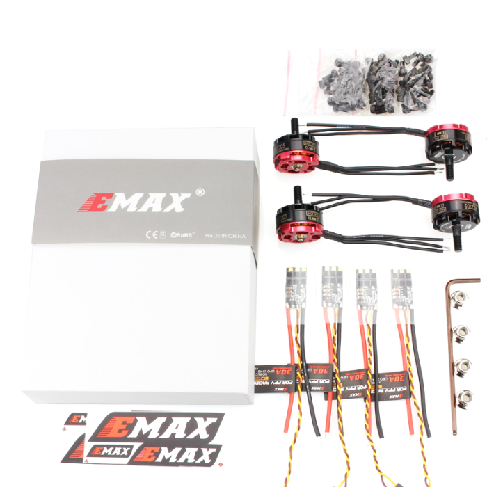 ★Бесщеточный двигатель EMAX RS2205 2300 кВ 2600 кВ RaceSpec с 3-4S 30A BLHeli lightning ESC Power Combo — изображение 12