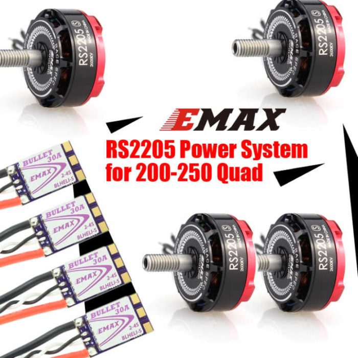 ★Двигатель EMAX RS2205S RaceSpec (с комбинированным двигателем Bullet 30A) — изображение 5