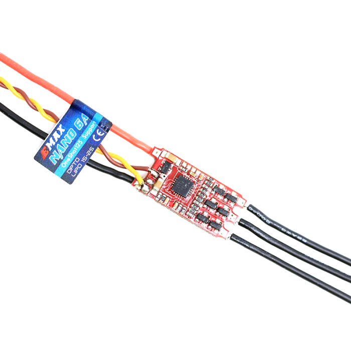 ★EMAX Nano Series ESC 6A BLHELI Oneshot 125 1-2s 7g Для мультикоптеров Fpv racing — изображение 3