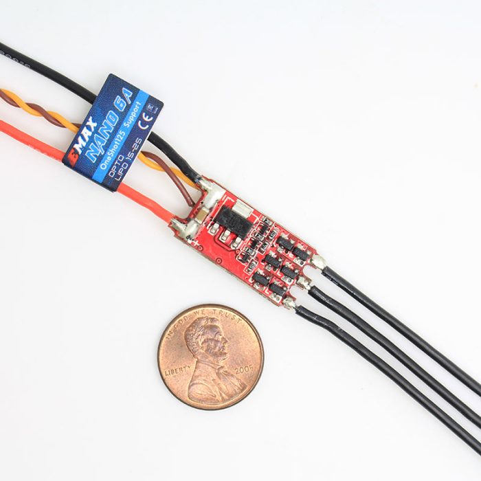 ★EMAX Nano Series ESC 6A BLHELI Oneshot 125 1-2s 7g Для мультикоптеров Fpv racing — изображение 5
