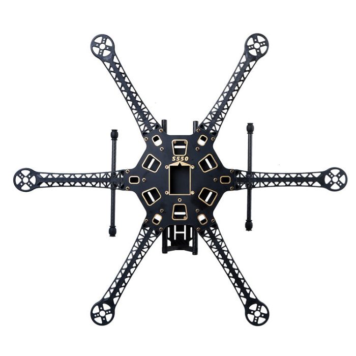 ★HMF S550 F550 Комплект рамы гексакоптера Паяная центральная пластина с Gopro Gimbal FPV Combo — изображение 3