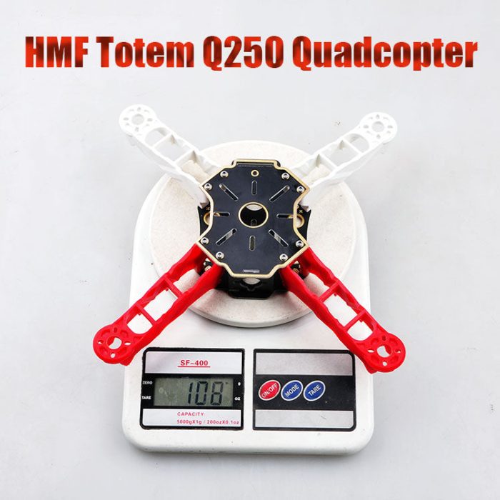 ★HMF Totem Q250 250 мм 4-осевой комплект рамы квадрокоптера FPV дрон DIY — изображение 10