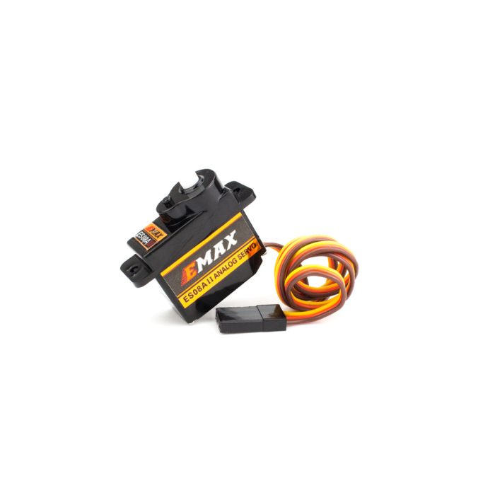 EMAX ES08A II Mini Plastic Gear Аналоговый сервопривод 1,8 кг-сек для RC моделей и роботов — изображение 2