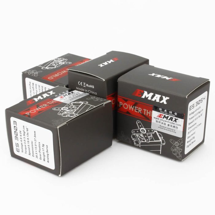 EMAX ES3003 17 г 3,5 кг 0,13 сек 23T Пластиковая шестерня Аналоговый сервопривод для радиоуправляемого самолета — изображение 13