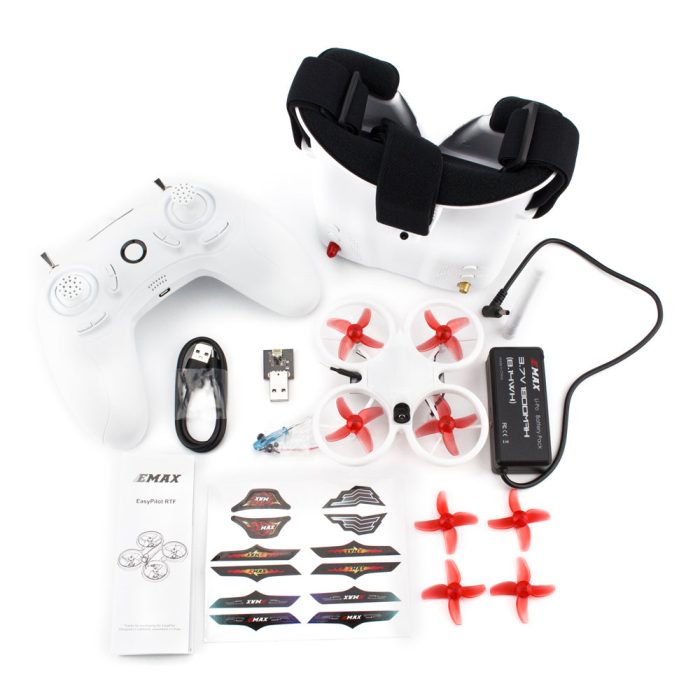 Emax EZ Pilot Начинающий Крытый FPV Гоночный дрон с 600TVL CMOS камера 37CH 25mW RC Quadcopter RTF - Одна батарея — изображение 15