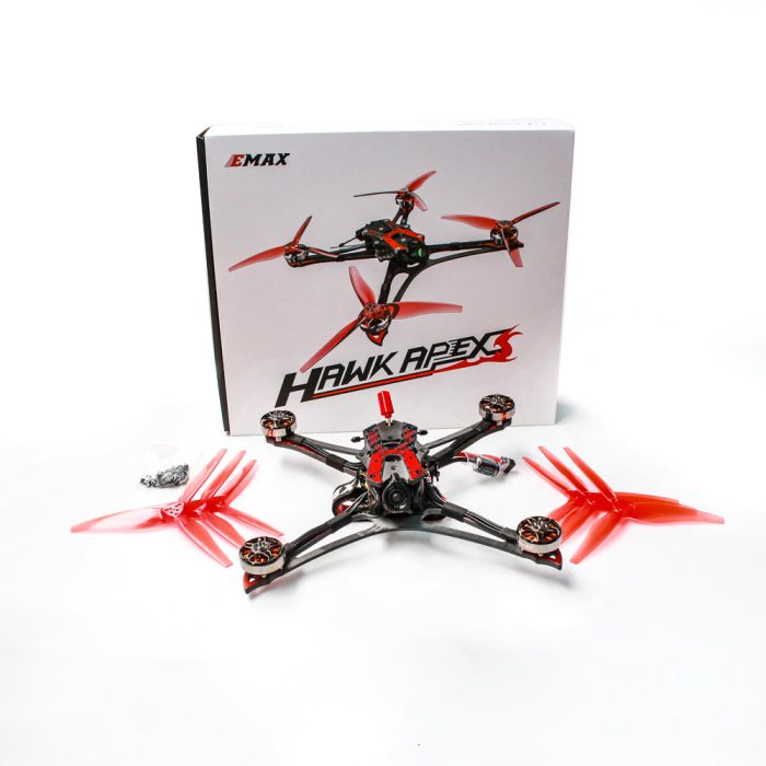 Emax Hawk Apex 5-дюймовый гоночный дрон FPV BNF с STM32F722 4IN1 25A ESC HD zero Runcam Nano HD zero — изображение 27