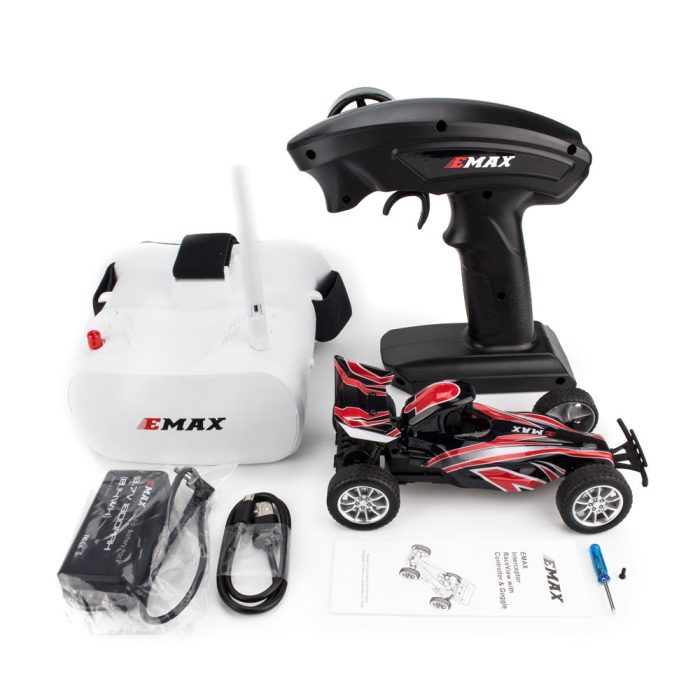 EMAX Interceptor 1-24 2.4G RWD FPV RC Авто с очками Полное пропорциональное управление RTR BNR Модель - Автомобиль + пульт дистанционного управления — изображение 13
