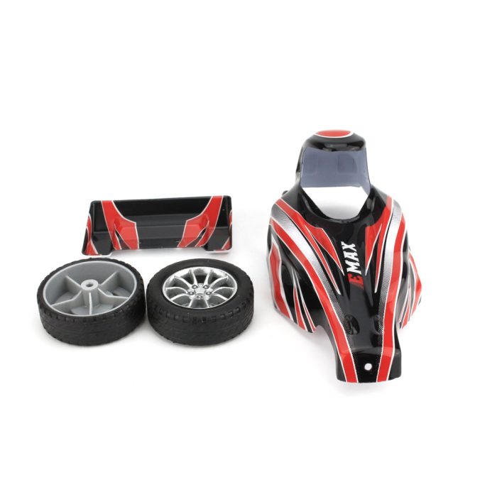 Emax Interceptor FPV RC Авто Запчасть D - Оболочка + Колеса Комплект — изображение 2