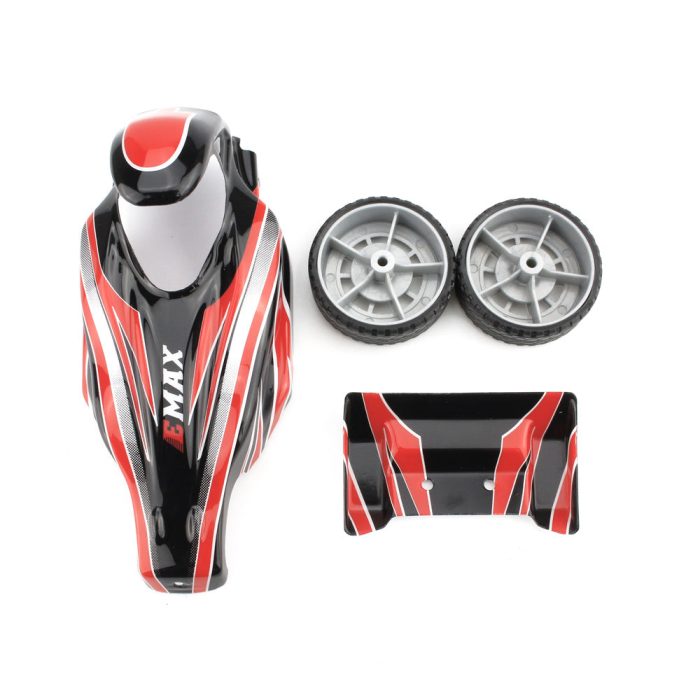 Emax Interceptor FPV RC Авто Запчасть D - Оболочка + Колеса Комплект — изображение 5