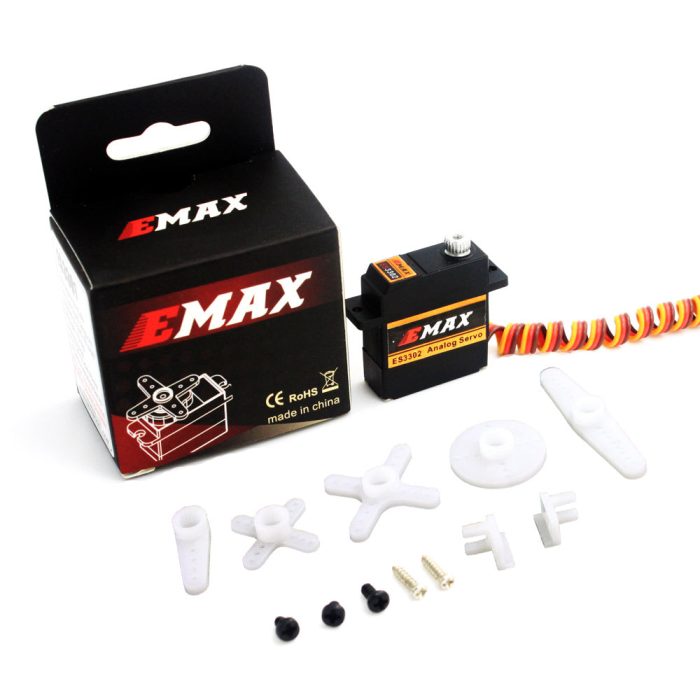 ES3302 12.4g Mini Metal Gear Аналоговый сервопривод для RC Самолет Планер — изображение 7