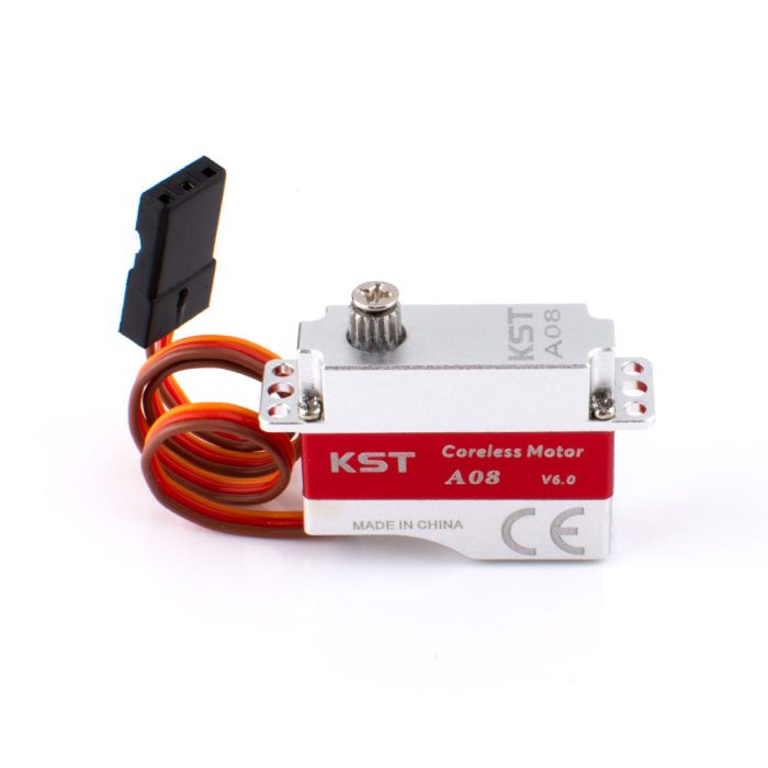KST A08 V6.0 Metal Gear HV Micro Servo без сердечника 3.2Kgf.cm 0,09 сек для планера DLG — изображение 3
