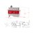 KST A08 V6.0 Metal Gear HV Micro Servo без сердечника 3.2Kgf.cm 0,09 сек для планера DLG — изображение 6