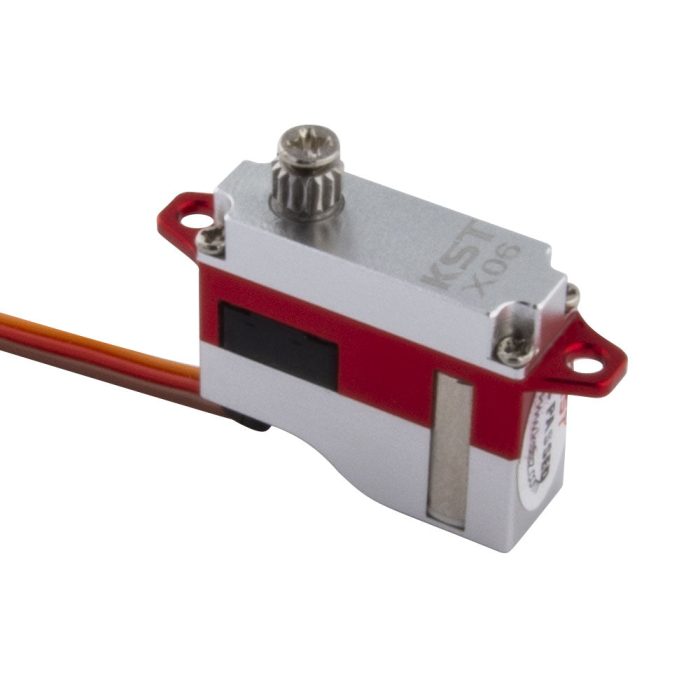 KST X06 V6.0 HV Digital Metal Gear Micro Servo 1.8Kgf.cm 0,07 сек для радиоуправляемых планеров — изображение 2
