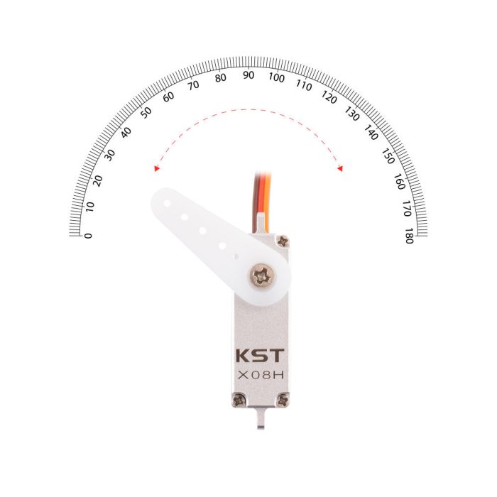 KST X08H Metal Gear Digital Micro Servo 2.8Kgf.cm 0,09 сек для радиоуправляемых планеров — изображение 5