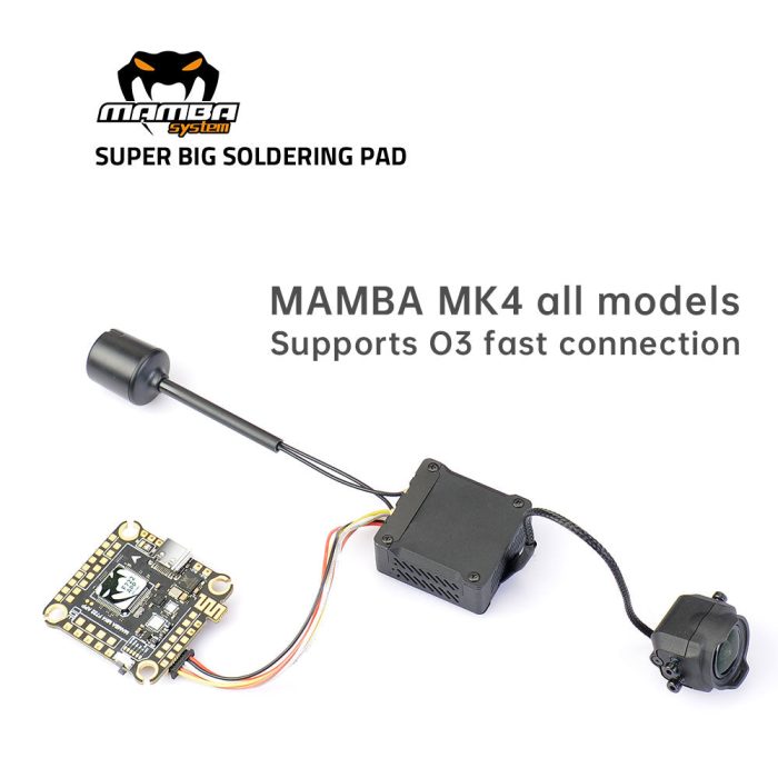 MAMBA MK4 F722 APP 45A/F55A/F65A_128K 3-6S Стек полетных контроллеров 30 мм/м3 — изображение 4