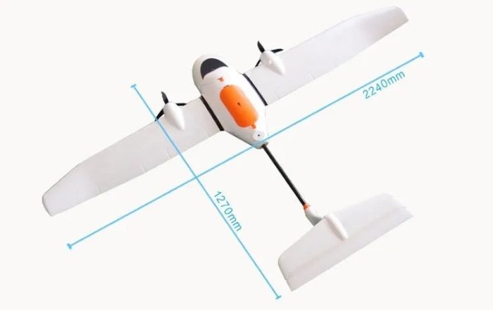 Skywalker EVE 2000 - 2240 мм Размах крыльев Бинарный БПЛА Самолет с неподвижным крылом — изображение 5