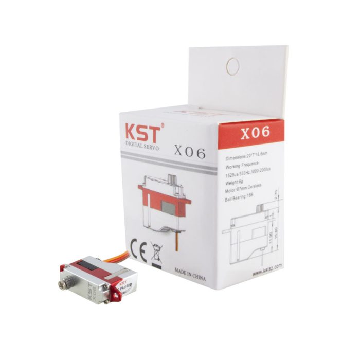 X06 V6.0 HV Digital Metal Gear Micro Servo 1.8Kgf.cm 0,07 сек для радиоуправляемых планеров — изображение 8